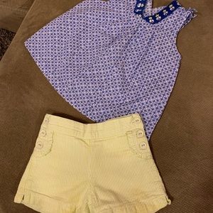 Janie and Jack short outfit